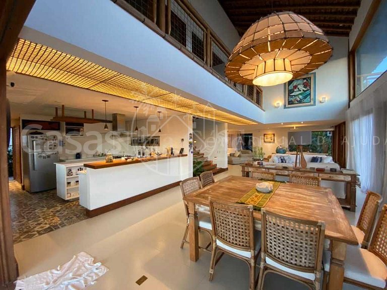 Casa Vitória - Maravilhosa casa com 5 suítes e vista mar em