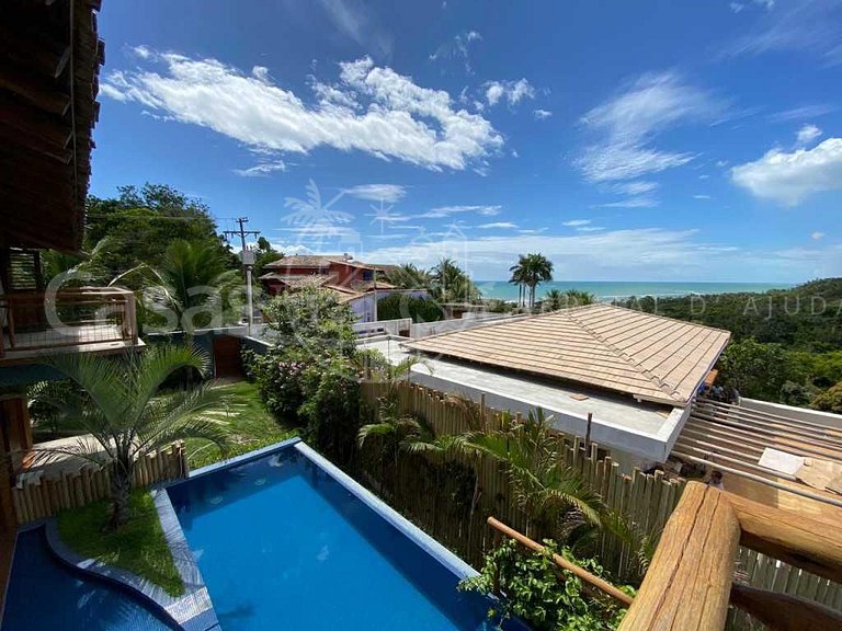 Casa Vitória - Maravilhosa casa com 5 suítes e vista mar em