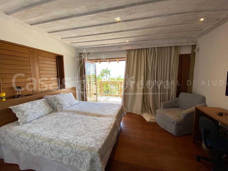 Casa Vitória - Maravilhosa casa com 5 suítes e vista mar em