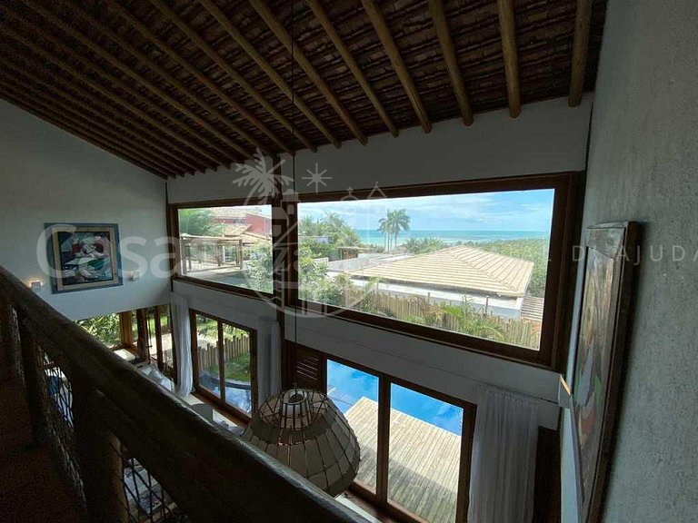 Casa Vitória - Maravilhosa casa com 5 suítes e vista mar em