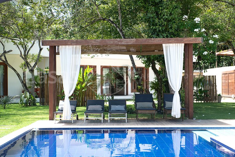 Casa Paraíso - Casa incrível com linda área de lazer - 8 suí