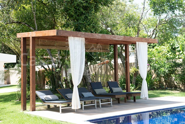 Casa Paraíso - Casa incrível com linda área de lazer - 8 suí