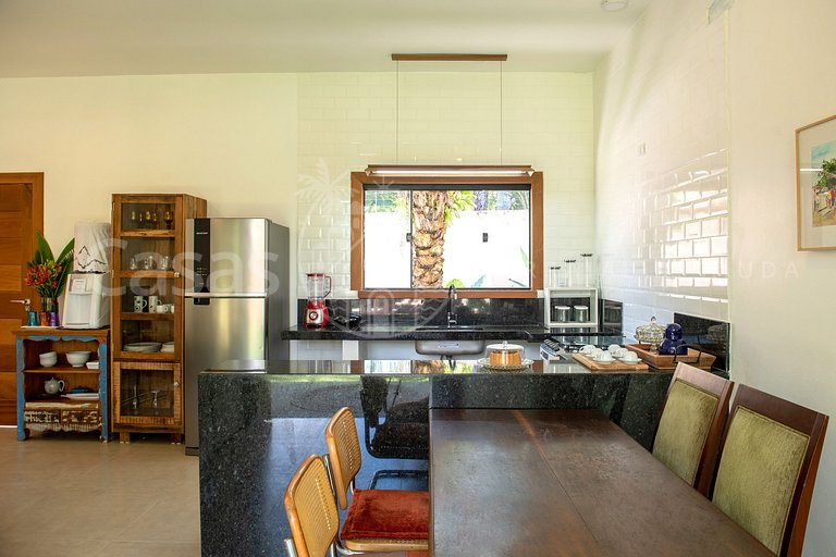 Casa Paraíso - Casa incrível com linda área de lazer - 8 suí