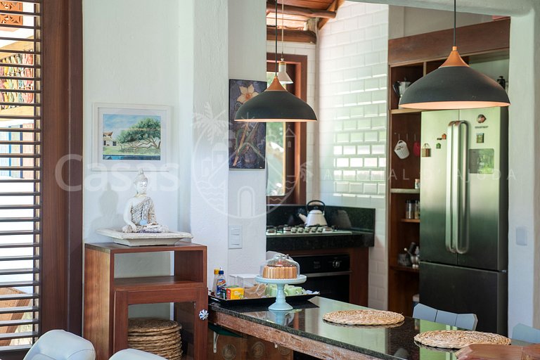 Casa Paraíso - Casa incrível com linda área de lazer - 8 suí