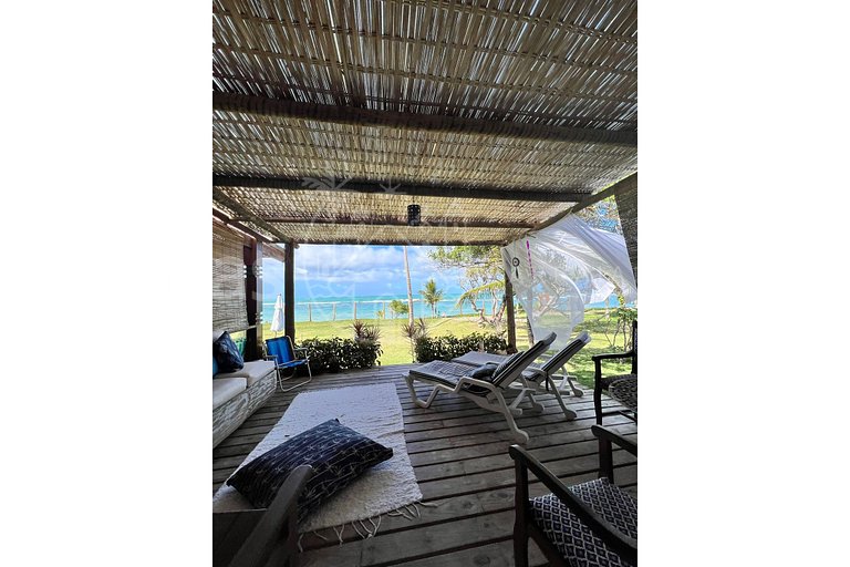 Casa Mar de Prata - Frente mar na praia de Pitinga