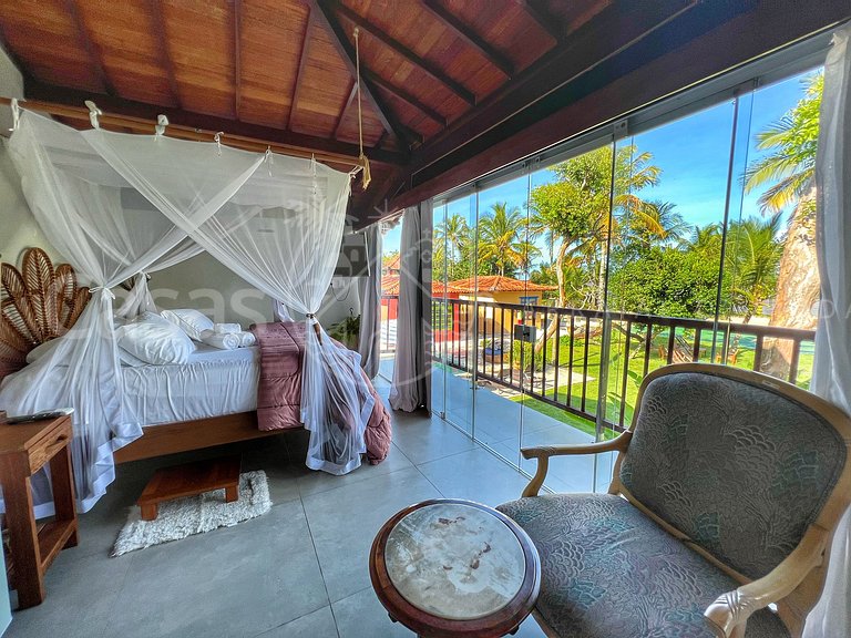 Villa Mare - A Beira mar com 9 suítes em Arraial d'Ajuda