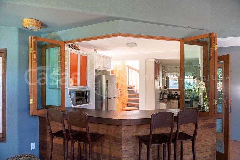 Casa Maria - Impecável com 4 suítes e lazer com piscina excl