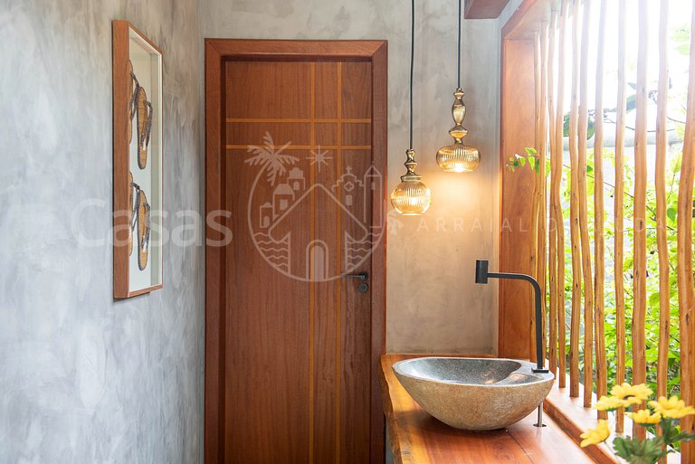 Casa Maria - Impecável com 4 suítes e lazer com piscina excl