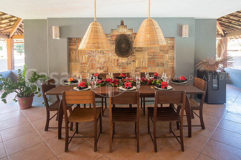 Casa Maria - Impecável com 4 suítes e lazer com piscina excl
