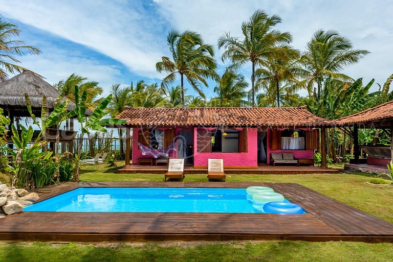 Casa Wari - Maravilhosa estilo Indonésio à beira mar