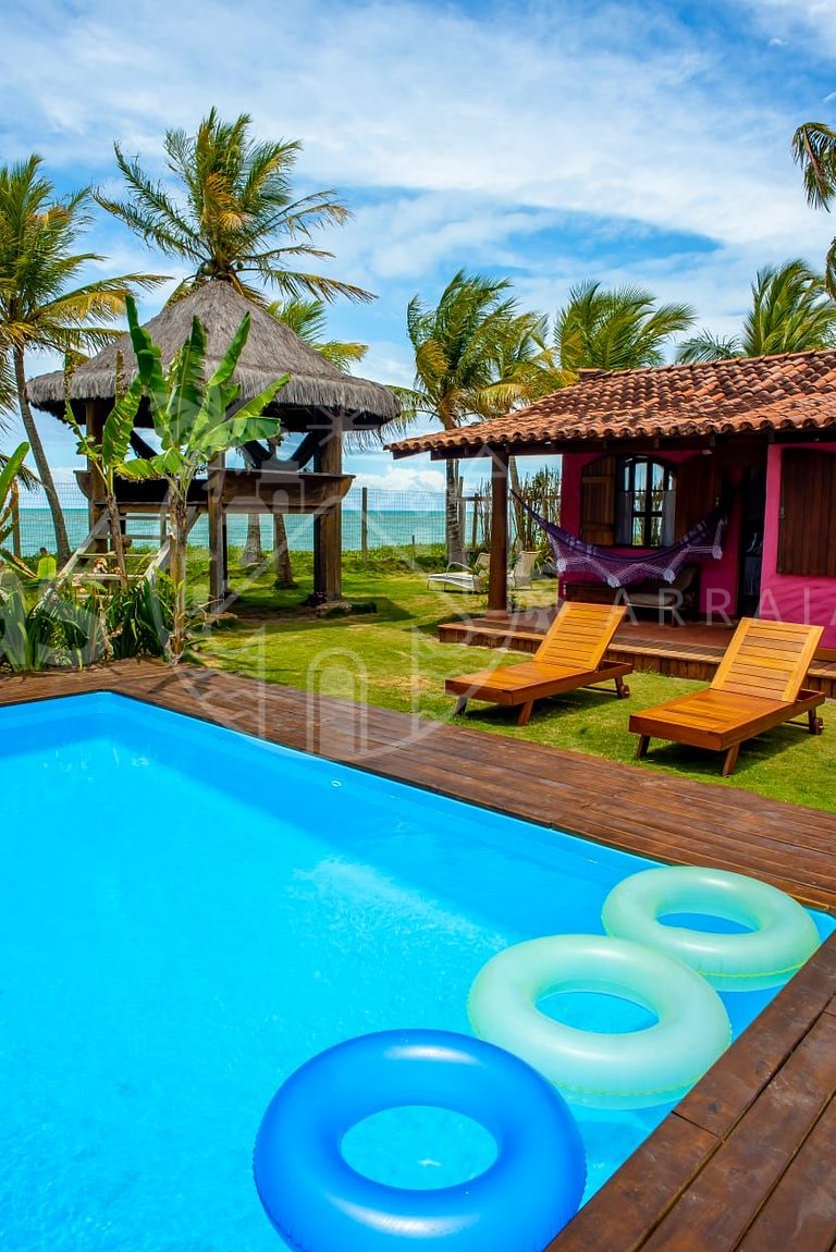 Casa Wari - Maravilhosa estilo Indonésio à beira mar