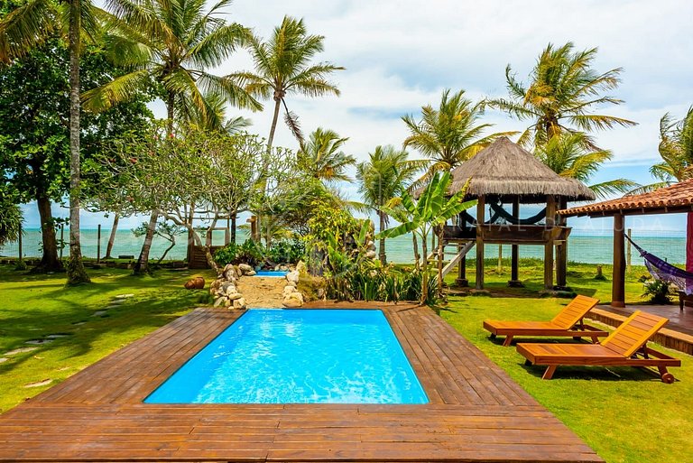 Casa Wari - Maravilhosa estilo Indonésio à beira mar