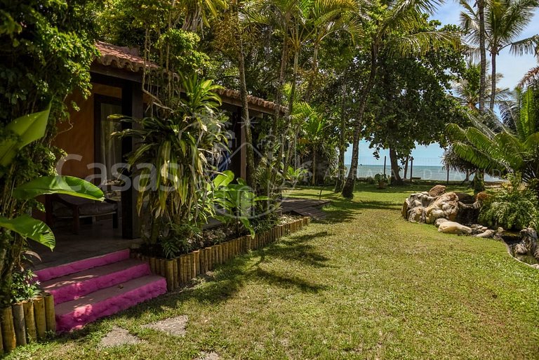 Casa Wari - Maravilhosa estilo Indonésio à beira mar