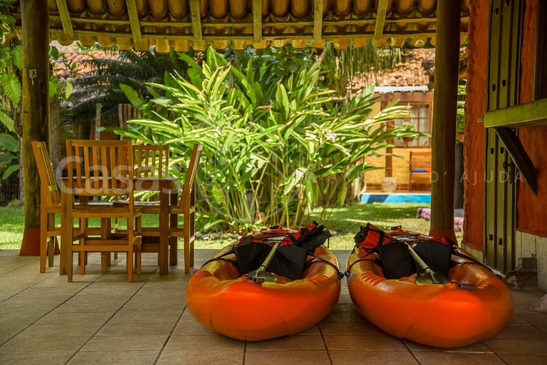 Casa Wari - Maravilhosa estilo Indonésio à beira mar