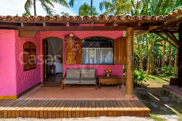 Casa Wari - Maravilhosa estilo Indonésio à beira mar