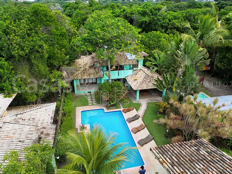 Casa Cacau - Seis quartos e maravilhoso jardim com piscina