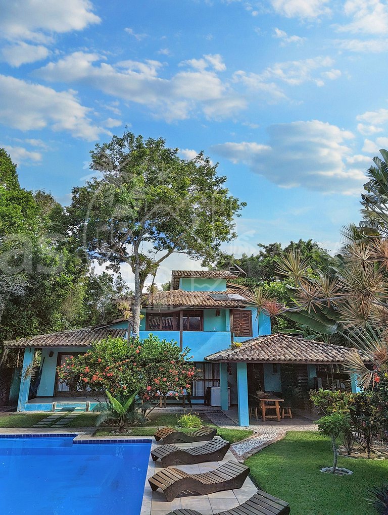 Casa Cacau - Seis quartos e maravilhoso jardim com piscina