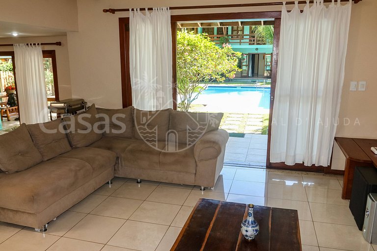 Casa Cacau - Seis quartos e maravilhoso jardim com piscina