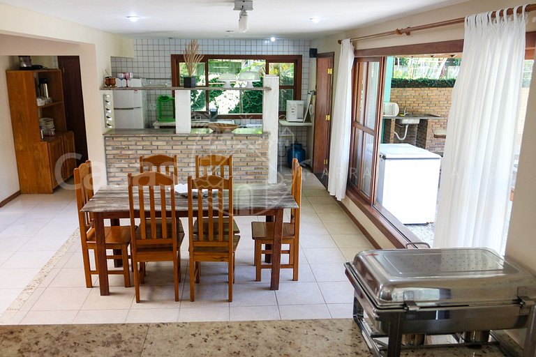 Casa Cacau - Seis quartos e maravilhoso jardim com piscina