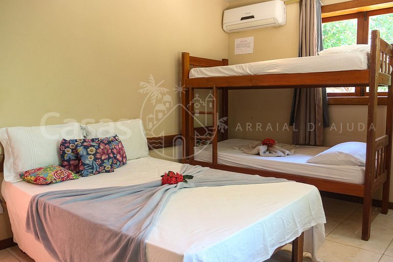 Casa Cacau - Pertinho da praia com piscina e churrasqueira
