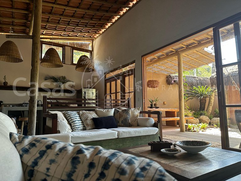 Casa Lunar - Piscina exclusiva e espaço beira mar