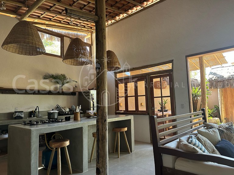 Casa Lunar - Piscina exclusiva e espaço beira mar