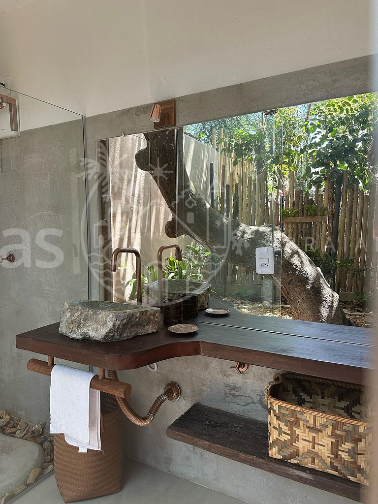 Casa Lunar - Piscina exclusiva e espaço beira mar