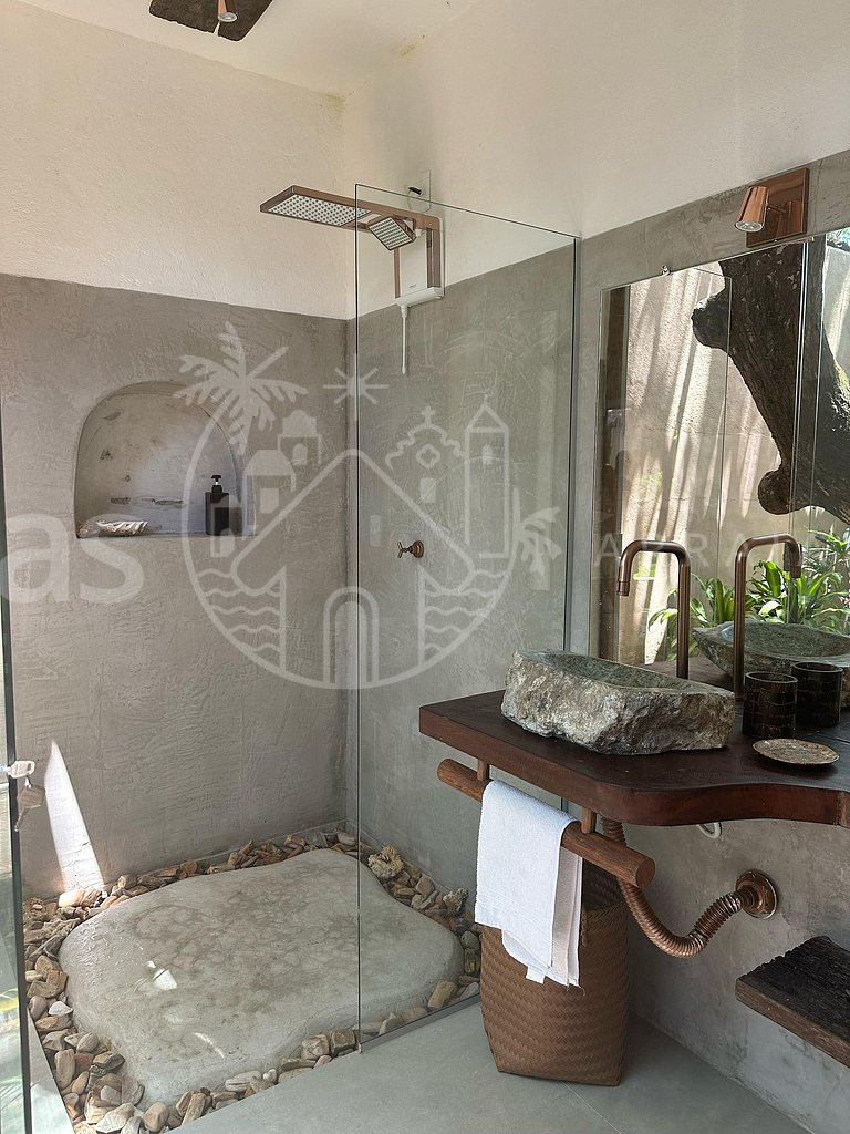 Casa Lunar - Piscina exclusiva e espaço beira mar