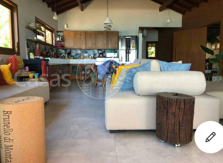 Casa Maravilha - A Beira mar em condominio com piscina