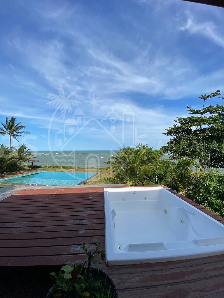 Casa Maravilha - A Beira mar em condominio com piscina