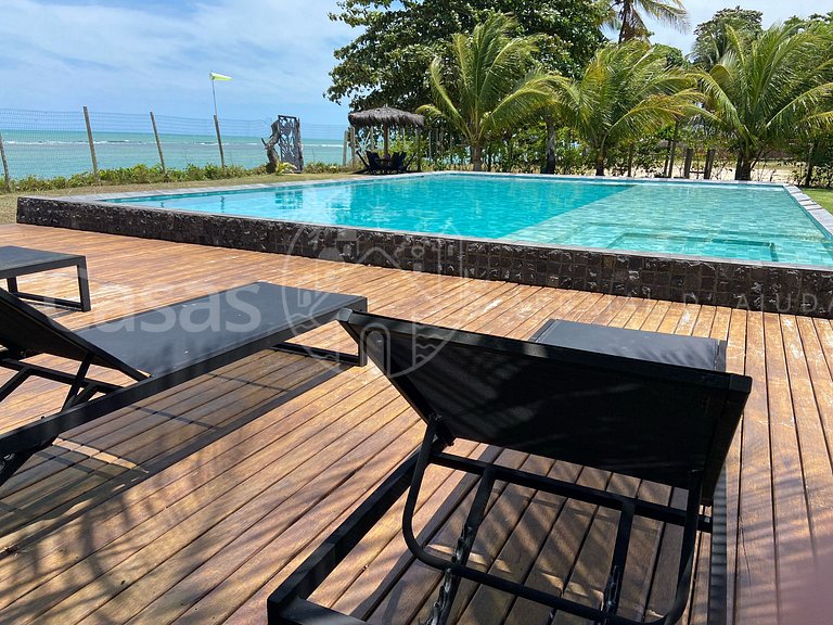 Casa Maravilha - A Beira mar em condominio com piscina