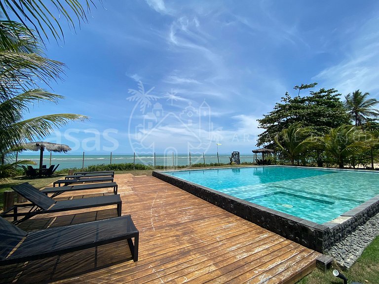 Casa Maravilha - A Beira mar em condominio com piscina