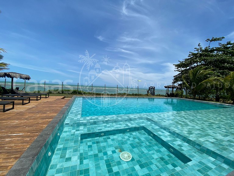 Casa Maravilha - A Beira mar em condominio com piscina