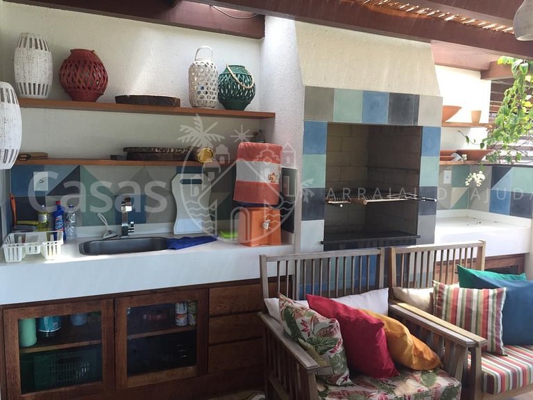 Casa Maravilha - A Beira mar em condominio com piscina