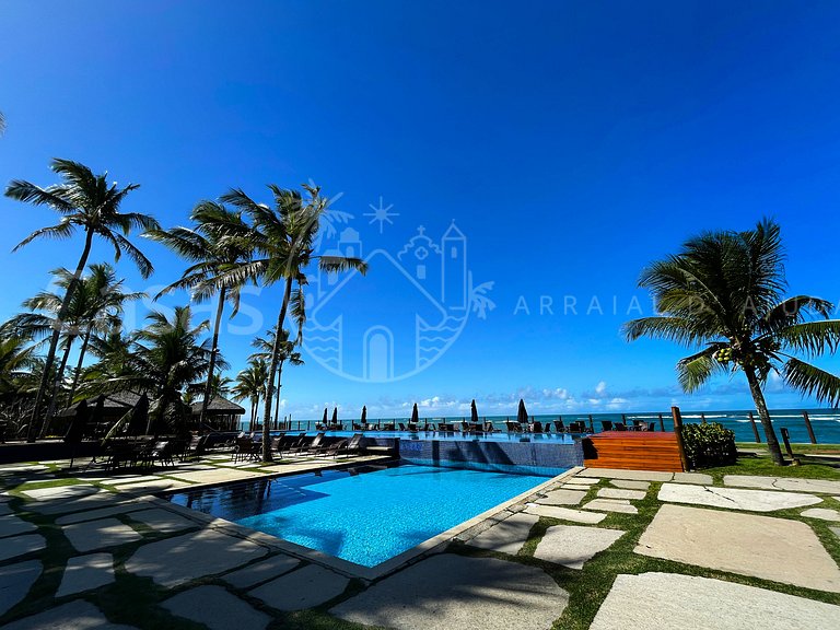arraialdajuda, beira mar, praia, piscina, alto padrão, luxo