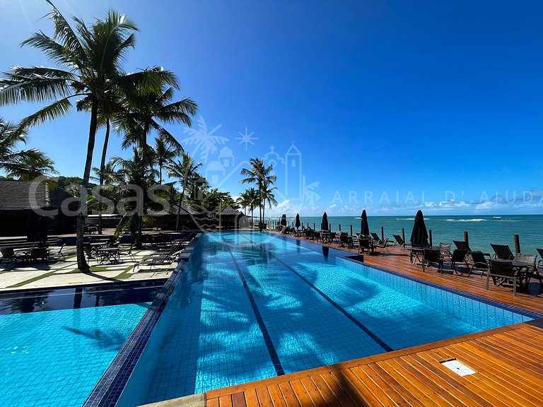 arraialdajuda, beira mar, praia, piscina, alto padrão, luxo