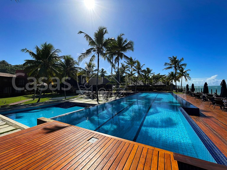 Casa Coral - Linda casa em condomínio com piscina a beira ma