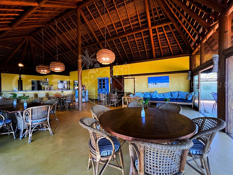Casa Coral - Linda casa em condomínio com piscina a beira ma