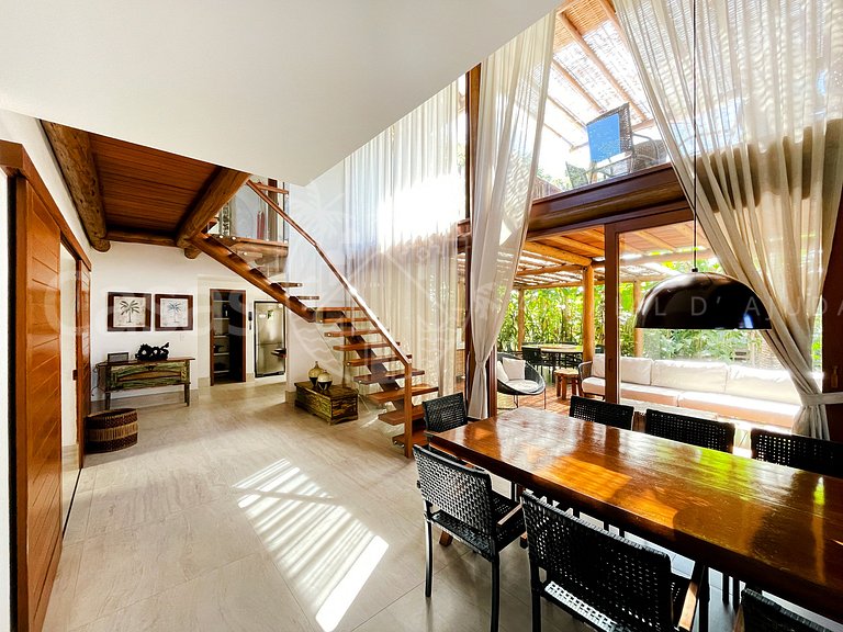 Casa Coral - Linda casa em condomínio com piscina a beira ma