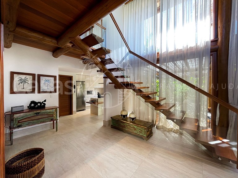 Casa Coral - Linda casa em condomínio com piscina a beira ma