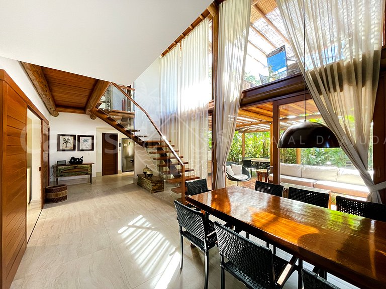 Casa Coral - Linda casa em condomínio com piscina a beira ma