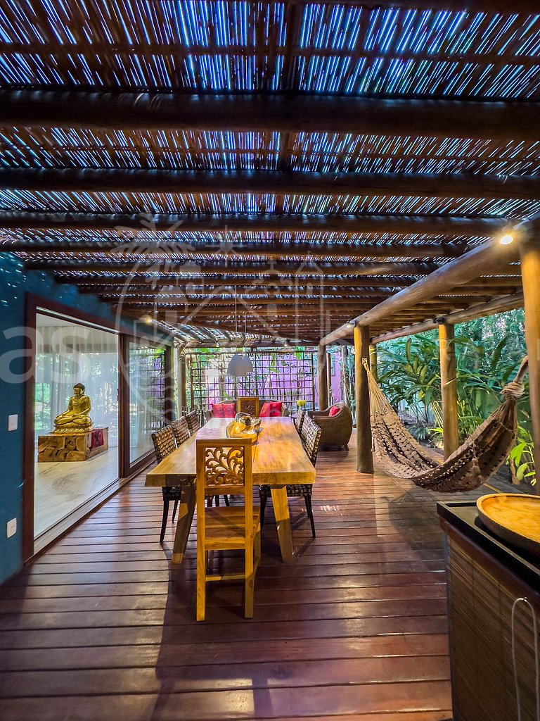 Casa Azul Solar - Casa em condomínio à beira mar