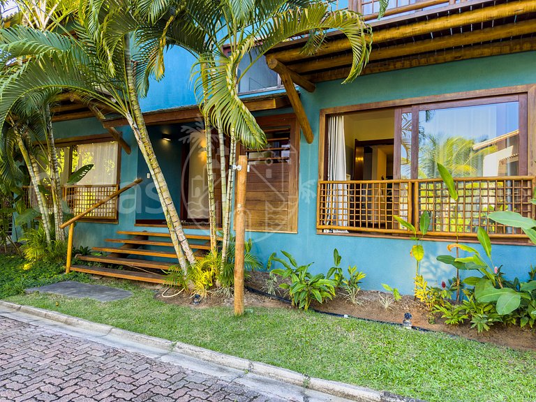 Casa Azul Solar - Casa em condomínio à beira mar
