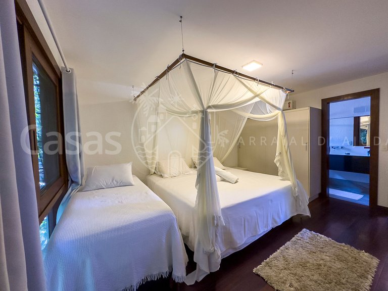 Casa Azul Solar - Casa em condomínio à beira mar