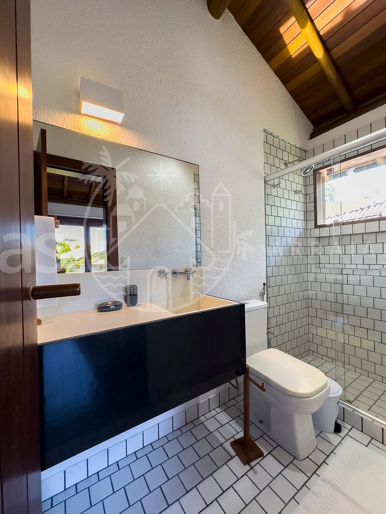 Casa Azul Solar - Casa em condomínio à beira mar