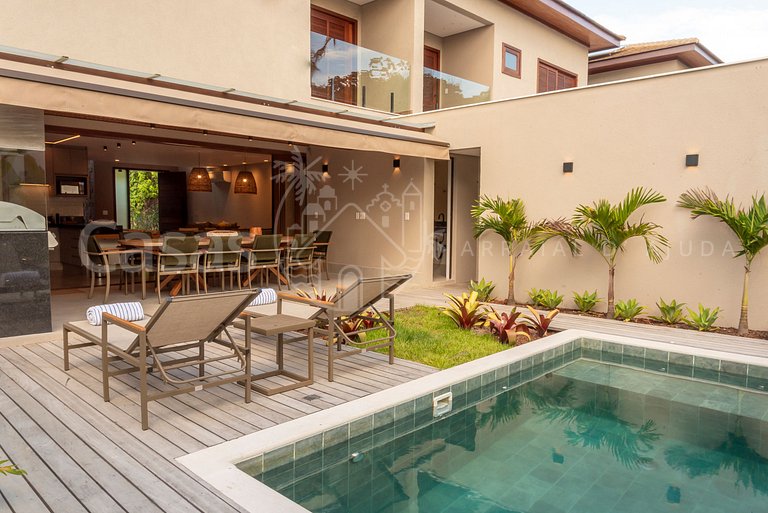 Casa Alegria - Conforto em condomínio com piscina exclusiva