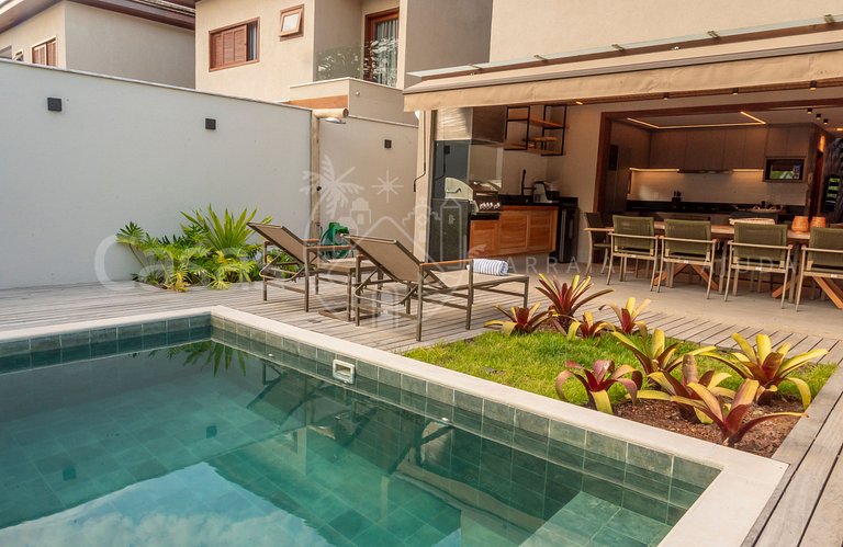 Casa Alegria - Conforto em condomínio com piscina exclusiva