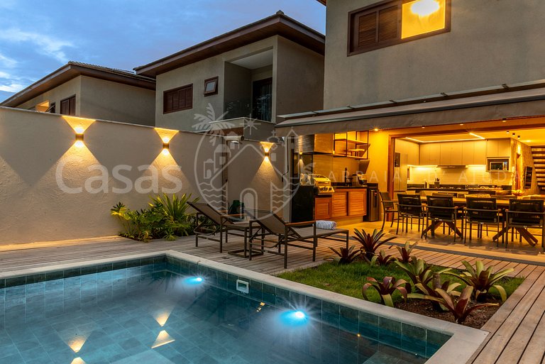 Casa Alegria - Conforto em condomínio com piscina exclusiva