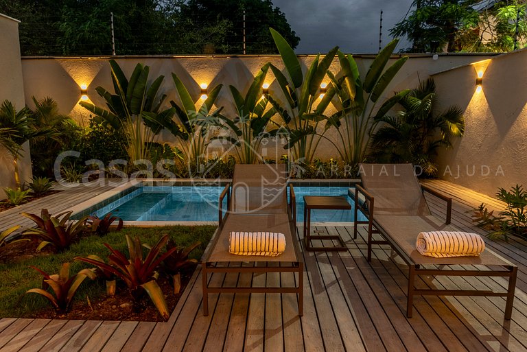 Casa Alegria - Conforto em condomínio com piscina exclusiva