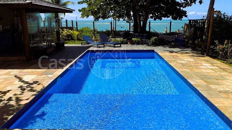 Casa Água de Coco - Piscina exclusiva à beira-mar